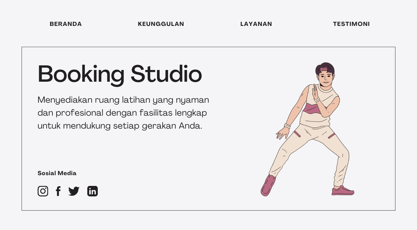 Website Booking Studio