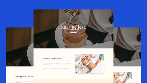 Preview Website Salon Kecantikan