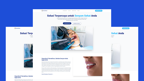 Preview Website Klinik Gigi