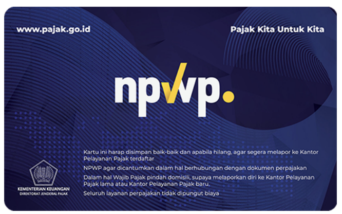 NPWP Trust Car Rental Belakang